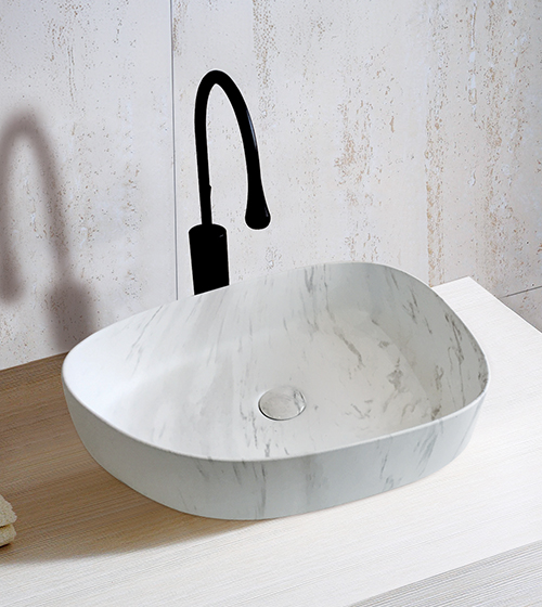 Ceramic Table-Mounted Wash Basin – Aquant India